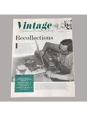 Vintage Fashion & Costume Jewelry Magazine Fall 1996 Vol 8 Num 4 Recollections